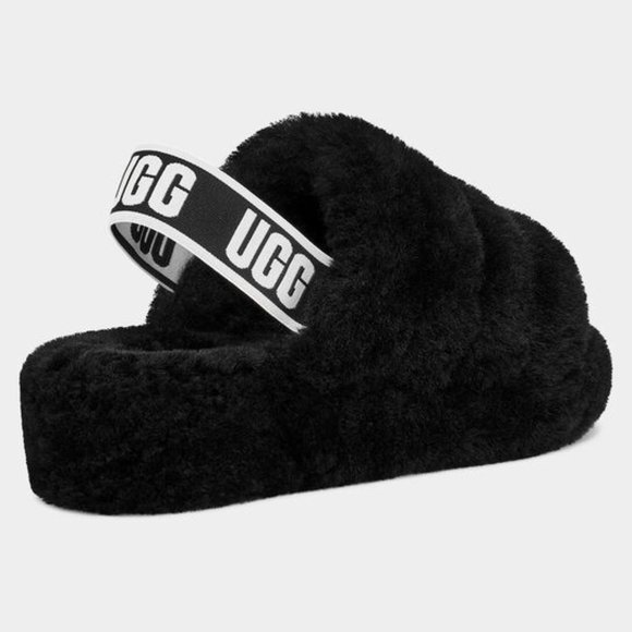 UGG Shoes - -NEW UGG Fluff Yeah Slide in Black Size US 8 #180